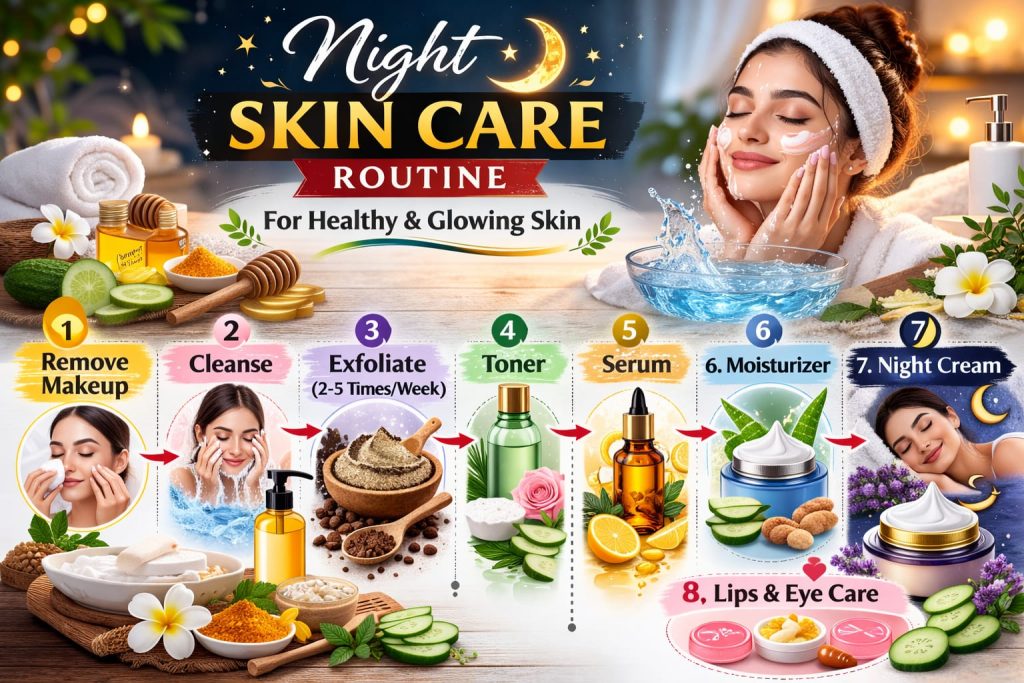 Night Skin Care Routine